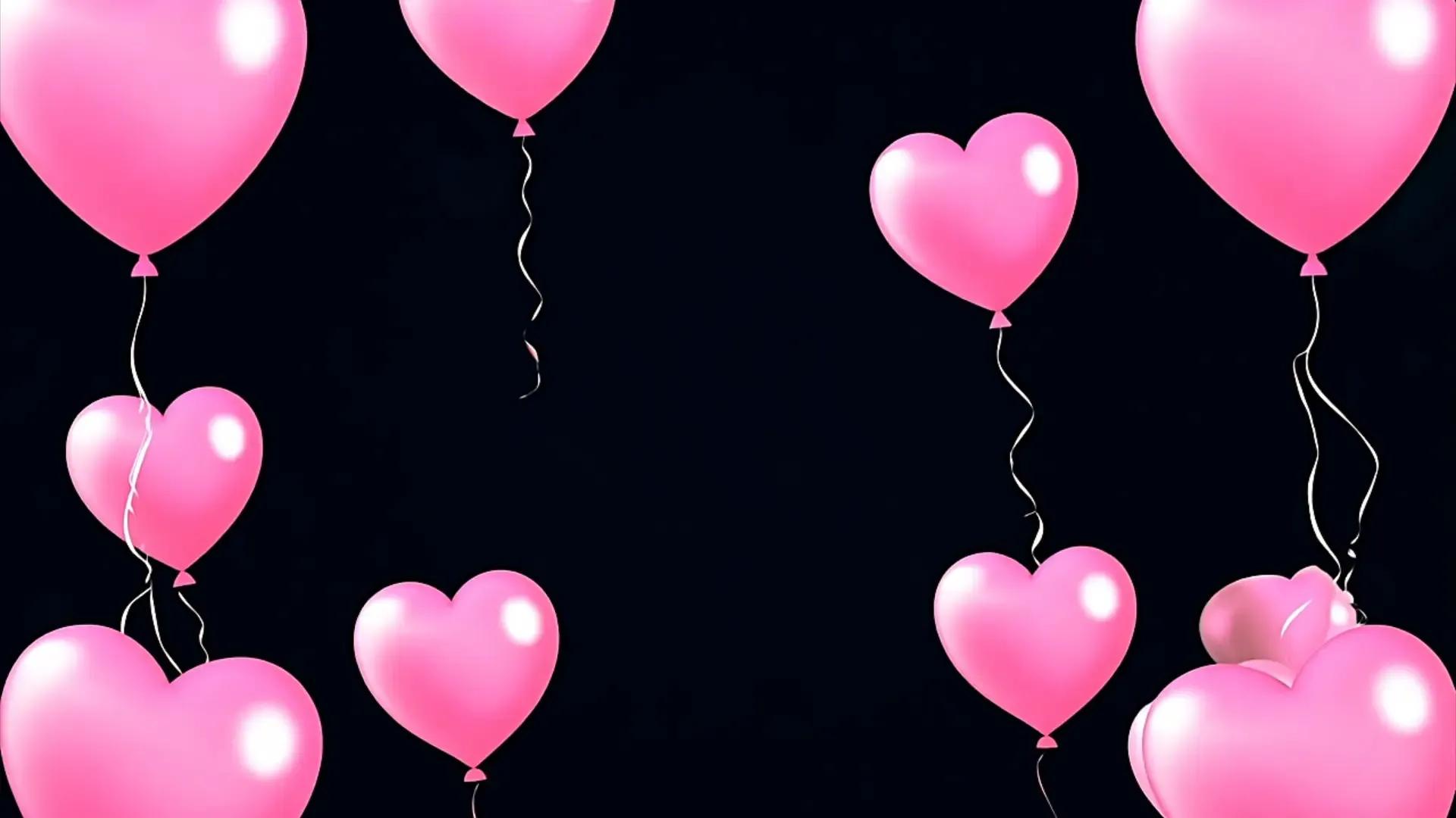 Heart Balloon Overlay for Romantic Videos